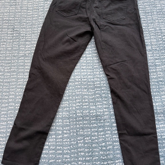 Uniqlo EZY Jeans – Black, Tapered Fit, Drawstring Waist (Men’s XL) - Picture 3 of 4